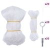vidaXL Katzennetz Transparent 3x2 m Nylon