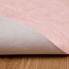 vidaXL Kunstschaffell Teppich Tafalla Rosa &Oslash; 80 cm Polyester
