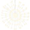 vidaXL Weihnachtsbeleuchtung Feuerwerk 140 LEDs Warmwei&szlig; 17 cm