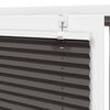 vidaXL Plissee Schwarz 95x100 cm Stoffbreite 94,4 cm Polyester
