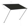 vidaXL Einziehbare Markise mit LED 150&times;150 cm Anthrazit