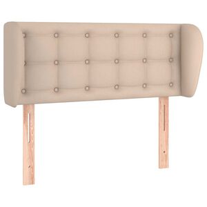 vidaXL Kopfteil mit Ohren Cappuccino-Braun 83x23x78/88 cm Kunstleder