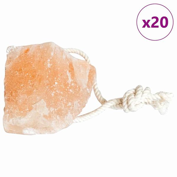 vidaXL Salzlecksteine Rosa Steinsalz