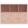 vidaXL Sideboard Rosa 99x39x73 cm Stahl