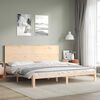 vidaXL Massivholzbett ohne Matratze 200x200 cm Kiefer