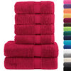 vidaXL 6 tlg. Premium-Handtuch-Set SOLUND Rot 600 g/m&sup2;