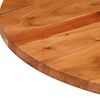 vidaXL Tischplatte &Oslash;70x2,5 cm Rund Massivholz Akazie