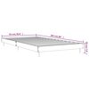 vidaXL Bettgestell Wei&szlig; 90x200 cm Holzwerkstoff