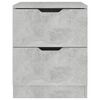 vidaXL Nachttisch Betongrau 40x40x50 cm Spanplatte