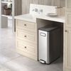 EKO Tretm&uuml;lleimer Ecofly 2x20 L Mattsilber