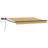 vidaXL Manuelle Gelenkarmmarkise mit LEDs 3,5 x 2,5 m
