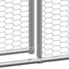 vidaXL Outdoor-H&uuml;hnerk&auml;fig 3x10x2 m Verzinkter Stahl