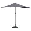 vidaXL Garten-Sonnenschirm Anthrazit 294 x 150 x 224 cm