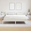 vidaXL Bettrahmen Wei&szlig; 225,5 x 205,5 x 69,5 cm Massivholz Kiefer