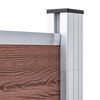 vidaXL Gartenzaun WPC 1045x186 cm Braun