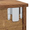 vidaXL Nachttisch Altholz 40 x 31 x 15 cm Holzwerkstoff