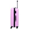 vidaXL Hartschalen-Trolley-Set 2 Stk. Rosa ABS