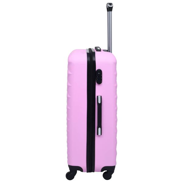 vidaXL Hartschalen-Trolley-Set 2 Stk. Rosa ABS