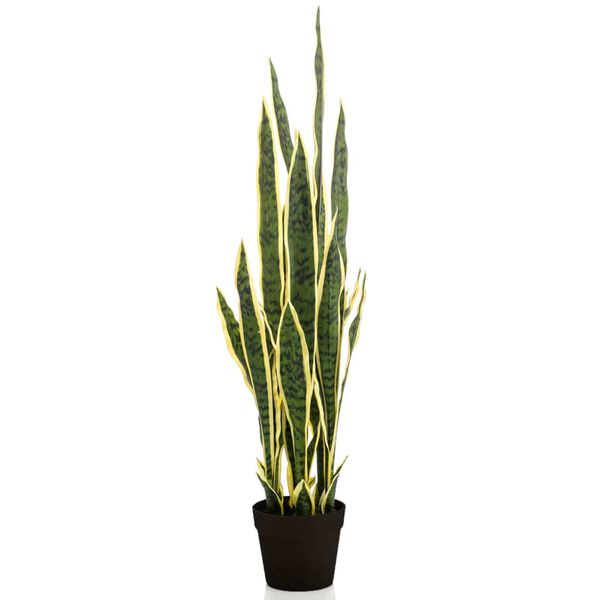 Emerald K&uuml;nstliche Sansevieria im Kunststofftopf 97 cm