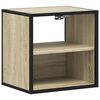 vidaXL Wand-Nachttische 2 Stk. Sonoma-Eiche 40x31x39,5 cm