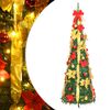 vidaXL Pop-Up-Weihnachtsbaum K&uuml;nstlich 50 LEDs Gr&uuml;n 120 cm