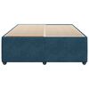 vidaXL Bettgestell Blau 140x200 cm Samt
