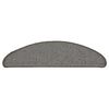 vidaXL Stufenmatten 15 Stk. 65x21x4 cm Grau Halbrund Gro&szlig;