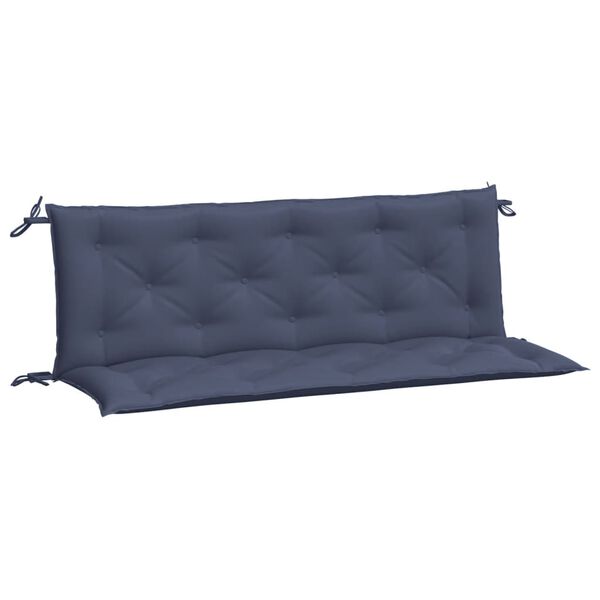 vidaXL Gartenbank-Auflagen 2 Stk. Marineblau 150x50x7 cm Oxford-Gewebe