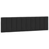 vidaXL Kopfteil-Kissen "Hanko" Schwarz 180 cm Samt