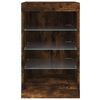 vidaXL Sideboard mit LED-Leuchten R&auml;uchereiche 41x37x67 cm