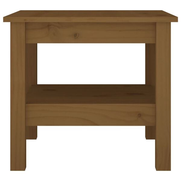 vidaXL Couchtisch Honigbraun 45x45x40 cm Massivholz Kiefer