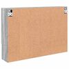 vidaXL Spiegelschrank Graues Sonoma 80 x 17 x 55 cm Holzwerkstoff