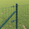 vidaXL Zaunpfosten 26 pcs Grau 3,2 x 3,2 x 105 cm