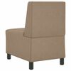vidaXL | Modulares Armfreies Sofa | Cappuccino 55 x 74 x 82 cm Kunstleder
