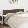 vidaXL Kopfteile Dunkelbraun 160x5x78/88 cm Stoff
