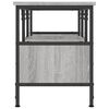 vidaXL TV-Schrank Grau Sonoma 100x35x45 cm Holzwerkstoff & Eisen
