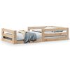 vidaXL Massivholzbett ohne Matratze 75x190 cm Kiefernholz