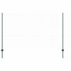vidaXL Sechseckzaun mit Pfosten 10 x 1,4 m PVC-beschichteter Stahl