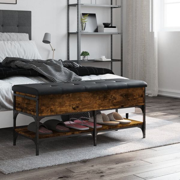 vidaXL Schuhbank R&auml;uchereiche 102x42x45 cm Holzwerkstoff