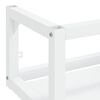 vidaXL Badezimmer Wand-Waschtischgestell Wei&szlig; 79x38x31 cm Eisen