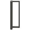 vidaXL Bartischbeine T-Form 2 Stk. Anthrazit 50x35x(100-101) cm Stahl