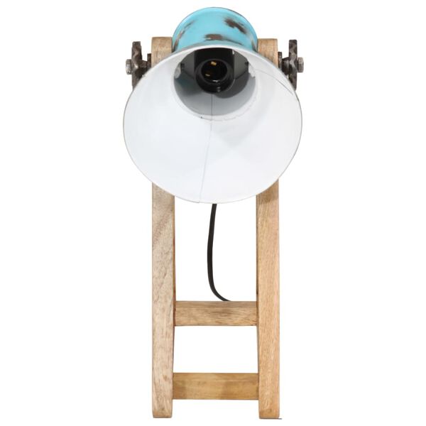vidaXL Schreibtischlampe 25 W Blau 30x17x40 cm E27
