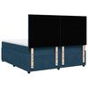 vidaXL Boxspringbett mit Matratze Blau 180x200 cm Samt