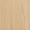 vidaXL Sitzbank mit Stauraum Sonoma-Eiche 102x42x46 cm Holzwerkstoff
