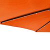 vidaXL Sonnenschirm mit LED und Stahlmast Terracotta 225x225x212 cm