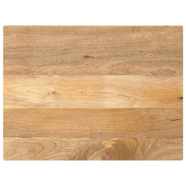 vidaXL Tischplatte 80x60x2,5 cm Rechteckig Massivholz Mango