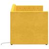 vidaXL Tagesbett USB Gelb Samt 90x200 cm
