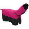 vidaXL Pferdedecke Rosa und Schwarz 115 cm Polyester