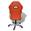 B&uuml;rosessel B&uuml;rostuhl Drehstuhl Chefsessel Kunstleder Orange