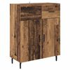 vidaXL Highboard mit Schubladen 2 pcs Altholz Holzwerkstoff